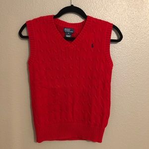 Polo by Ralph Lauren Boys Sleeveless Sweater 12-14